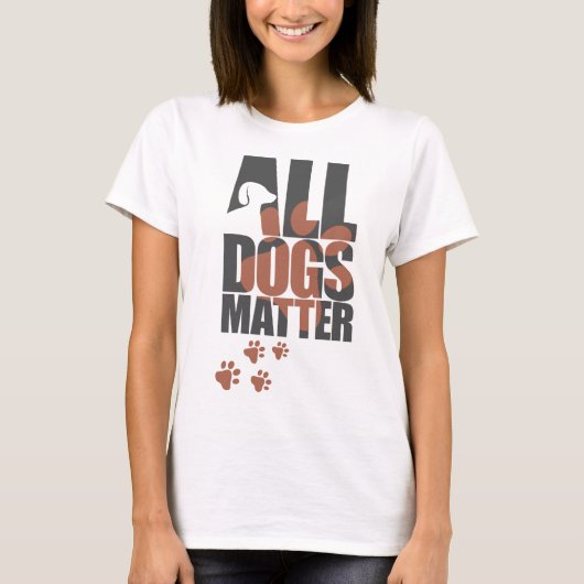 Alle honden t-shirt (Voorkant)