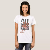 Alle honden t-shirt (Voorkant volledig)