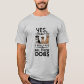 Alle honden t-shirt (Voorkant)
