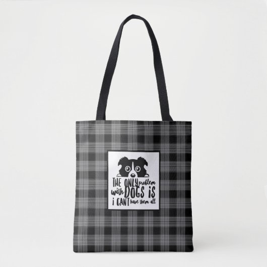 Alle honden tote bag (Voorkant)