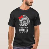 Alle honden zijn cool, maar doodles Rule Goldendol T-shirt (Voorkant)