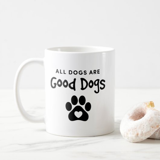 Alle honden zijn goede honden mok (Met donut)