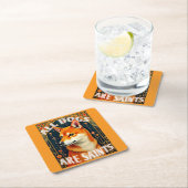 Alle honden zijn heiligen kartonnen onderzetters (Insitu)