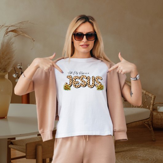 Alle hoop is in Jezus T-shirt
