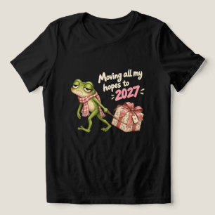 Alle hoop op 2027 vestigen - Grappige vermoeide ki Tri-Blend Shirt