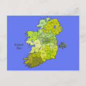 Alle Ierse Kaart van Ierland (Voorkant)