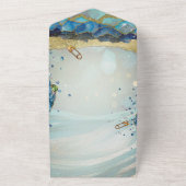 ALLE IN ÉÉN BABY SHOWER-INNOVATIEONTWERP ALL IN ONE UITNODIGING (Buitenkant)