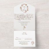  Alle in één bruiloft Uitnodiging (Binnen)