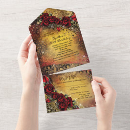 ALLE IN ÉÉN UITNODIGING VAN DE Gebeurtenis