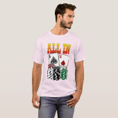 ALLE IN - Twee Aces en chips T-shirt (Voorkant volledig)