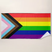 ALLE INCLUSIEVE LGBTQ+ PRIDE RAINBOW-VLAG STRANDLAKEN (Voorkant)