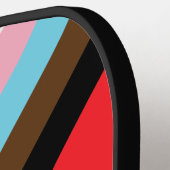 ALLE INCLUSIEVE RAINBOW LGBTQIA+ PICKLEBALL PADDLE (Links Detail)