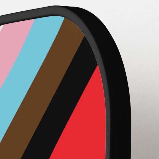 ALLE INCLUSIEVE RAINBOW LGBTQIA+ PICKLEBALL PADDLE (Links Detail)