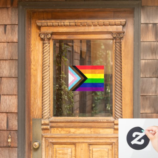 ALLE INCLUSIEVE RAINBOW-VLAGWINDOW-CLING RAAMSTICKER (Huis Deur)