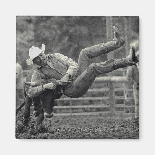 Alle Indische Rodeo in Tygh Valley, Oregon. Clint Magneet (Voorkant)