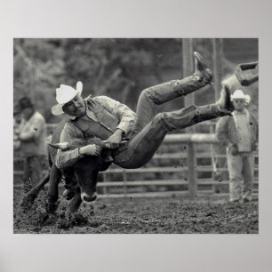 Alle Indische Rodeo in Tygh Valley, Oregon. Clint Poster