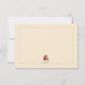 Alle ingepakt weggaan partijuitnodiging kaart (Achterkant)