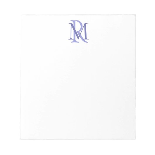 Alle Initialen voor het samenvouwen van kleurenafd Notitieblok (Voorkant)