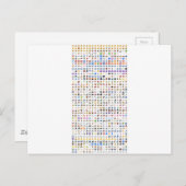 Alle iPhone/iOS emojis Briefkaart (Voorkant / Achterkant)