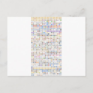 Alle iPhone/iOS emojis Briefkaart