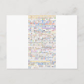 Alle iPhone/iOS emojis Briefkaart (Voorkant)