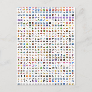 Alle iPhone/iOS emojis Briefkaart
