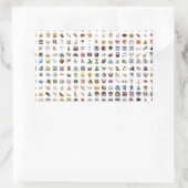 Alle iPhone/iOS emojis Rechthoekige Sticker (Tas)