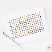 Alle iPhone/iOS emojis Rechthoekige Sticker (Envelop)