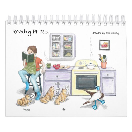 Alle jaar lezen - kalender (Hoes)