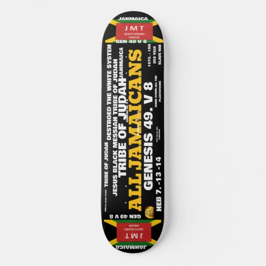 ALLE JAMAICANEN Skateboard (Voorkant)