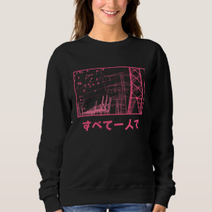 Alle Japanners/esthetisch Japan City/T-shirt Kawai Trui