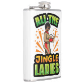 Alle Jingle Dames Kerst Pyjama Melanin X-m Heupfles (Rechts)