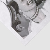 Alle  jongens doen het meisje mee  tissuepapier (Detail)