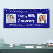 Alle Jubilea Foto's branden blauw Spandoek (Beurs)