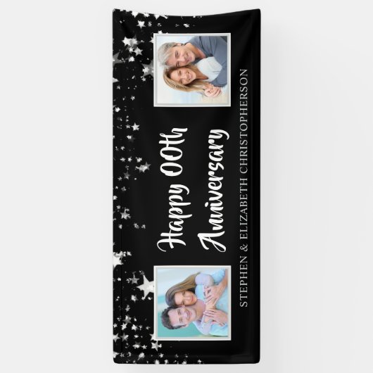 Alle Jubileum Black & Silver-foto's en nu Spandoek (Verticaal)