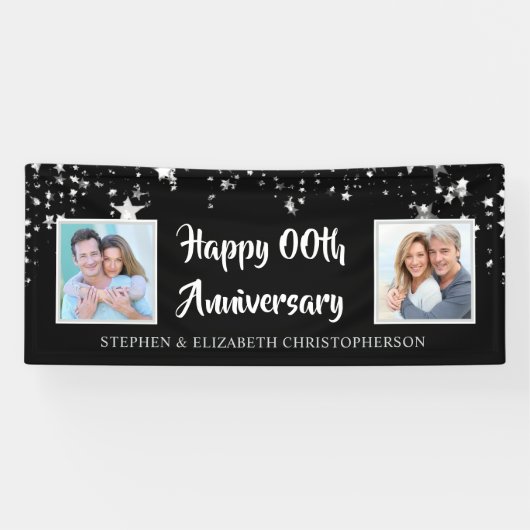 Alle Jubileum Black & Silver-foto's en nu Spandoek (Horizontaal)