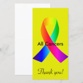 Alle kanker bedankkaart (Voorkant / Achterkant)