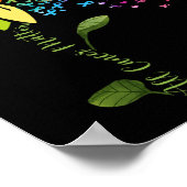 Alle Kanker Zaken Awareness Day Zonnebloem lint Poster (Hoek)