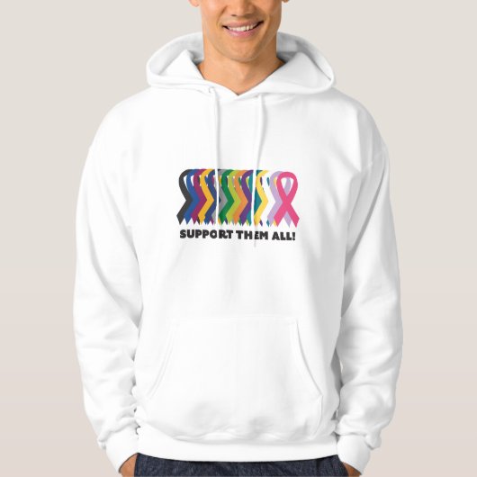 Alle kankerbewustwording hoodie (Voorkant)