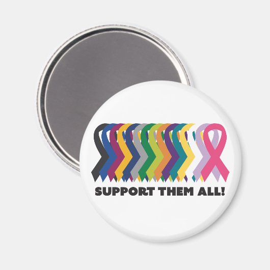 Alle kankerbewustwording magneet (Voorkant / Achterkant)