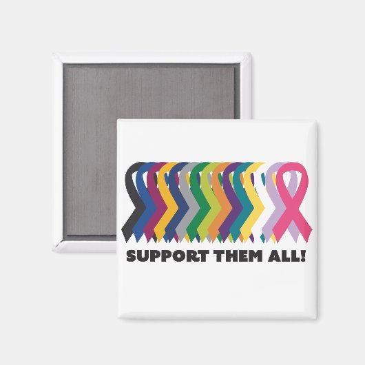 Alle kankerbewustwording magneet (Voorkant / Achterkant)