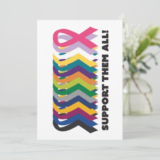 Alle kankerbewustwording save the date (Staand voorkant)