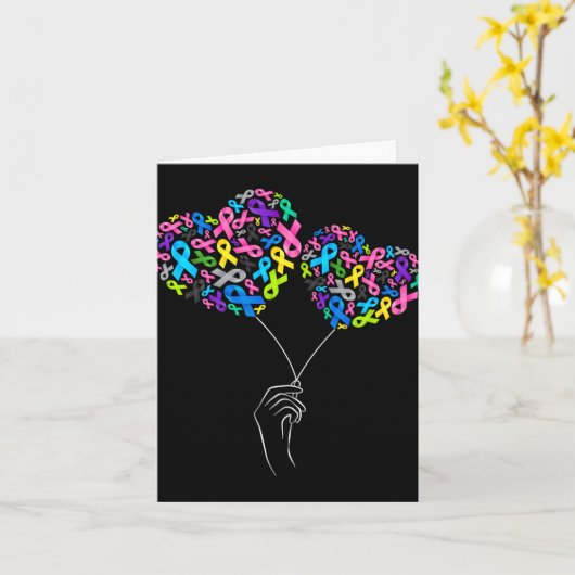 Alle kankerkwesties zijn bewustzijnsstrijd tegen a kaart (Gele Bloem)