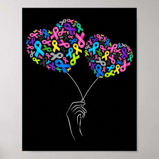 Alle kankerkwesties zijn bewustzijnsstrijd tegen a poster (Voorkant)