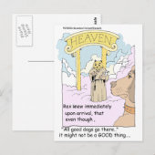 Alle katten gaan naar de hemel? Funny Gifts & T -  Briefkaart (Voorkant / Achterkant)