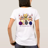 Alle katten in de kom t-shirt (Achterkant)