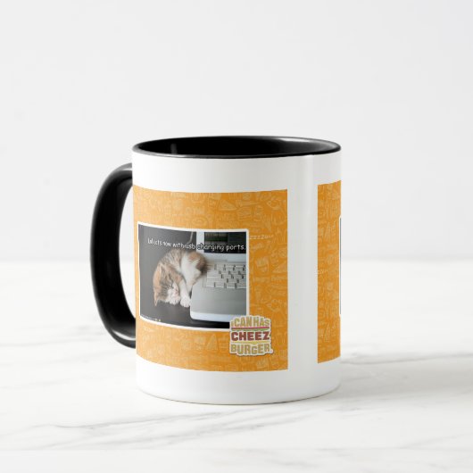 Alle katten met USB Mok (Voorkant links)