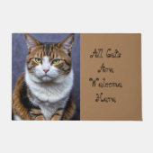 Alle katten welkom deurmat (Voorkant)