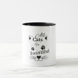 Alle Katten Zijn Mooi – Minimalistisch Zoete Katte Mok