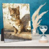 Alle katten zijn zwart in de donkere potloodzak fotoplaat (Zijkant)